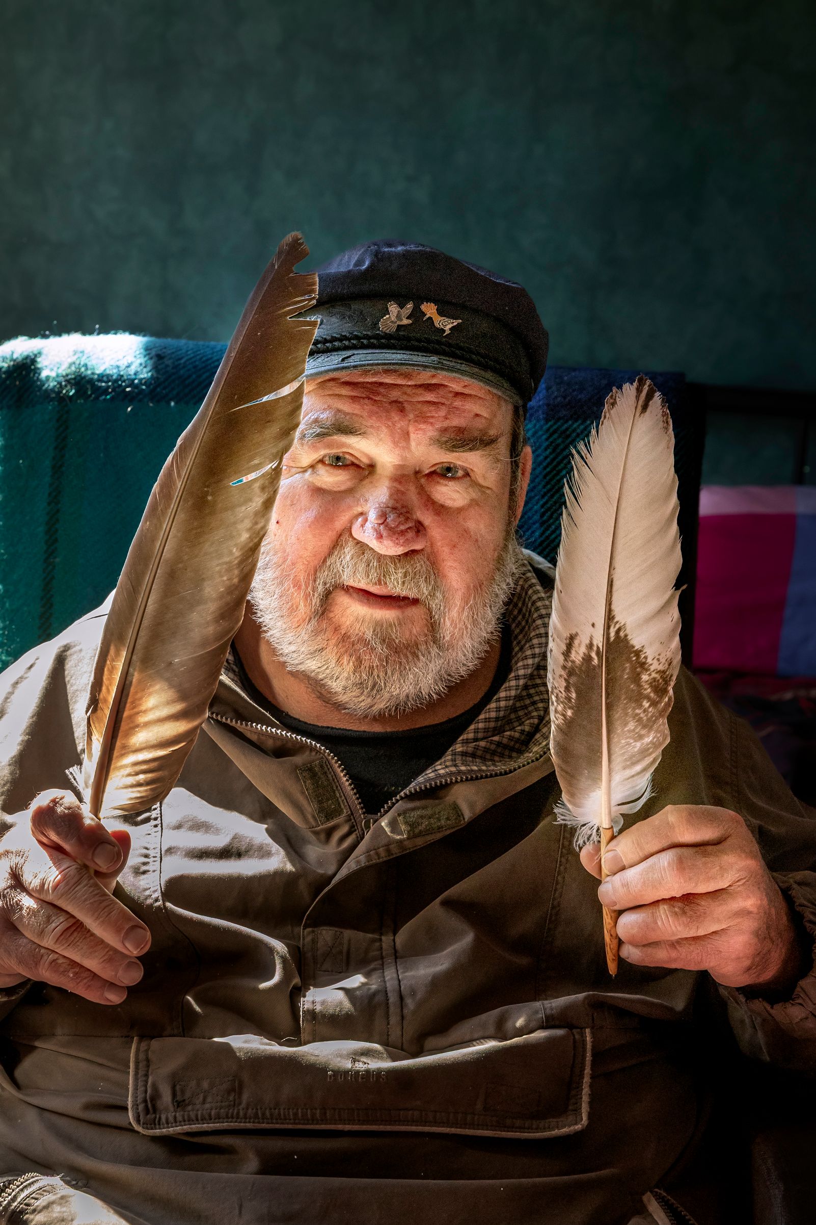 Merikotka jätti Urpolle lahjansa.